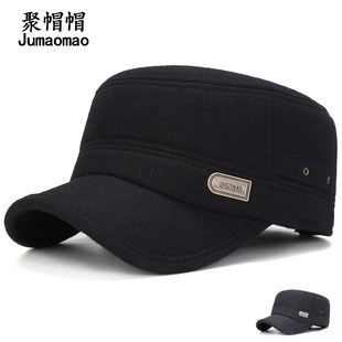 Flat cap men winter hat military cap cotton cap