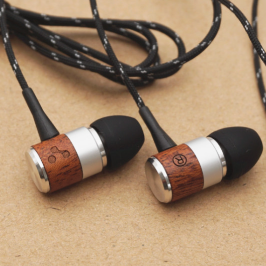 原装库存入耳式木头耳机 低音炮HIFI耳塞 强劲低频金属MP3耳机