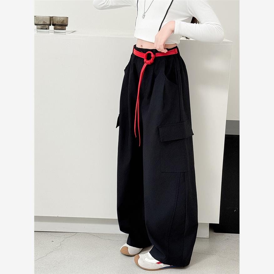 女童工装长裤儿子中大休