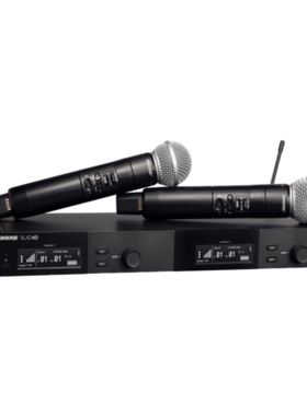 郭有才同款 舒尔SLXD24D/BETA58A SM58专业数字无线话筒一拖一