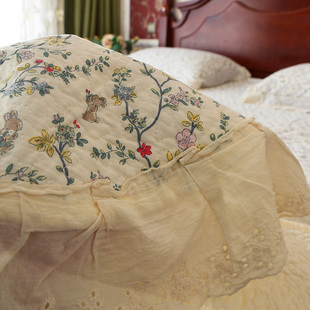 2026新款】纯棉床盖三件套100全棉四季通用加厚床单防滑铺床床盖