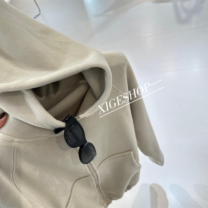 加厚宽松涤纶休闲卫衣绒衫