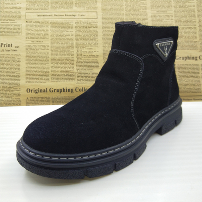 上线软底上线马丁靴切尔西男靴子