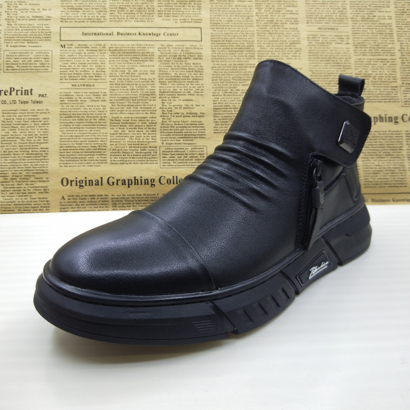 马丁靴休闲圆头百搭切尔西男靴