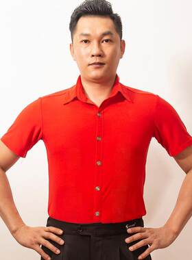 香曼舞岚男士牛奶丝舞蹈服