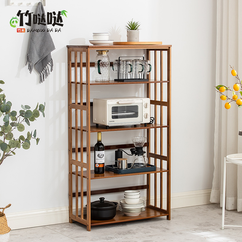 多层落地置物架实木厂家直销