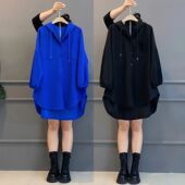 外套胖mm宽松遮肚子显瘦防晒上衣 春秋设计感别致绝美衬衫 大码 女装