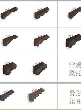 直销别墅外墙eps梁托欧式装饰线条檐口泡沫梁托粱拖牛腿发泡陶瓷