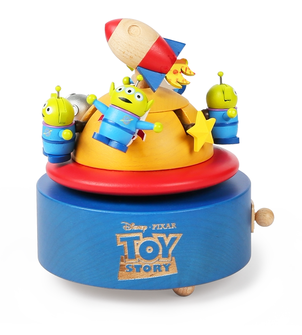 日本代购 玩具总动员 可爱木制八音盒音乐盒