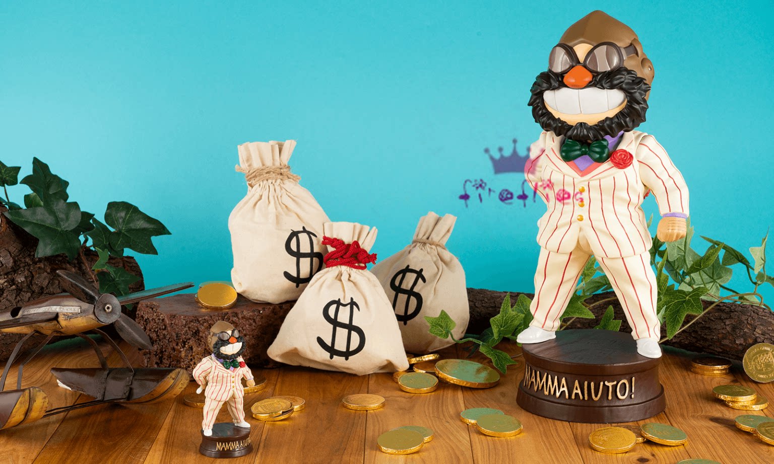 日本代购 红猪 波鲁克 罗梭 身穿燕尾服  人偶公仔手办摆件装饰