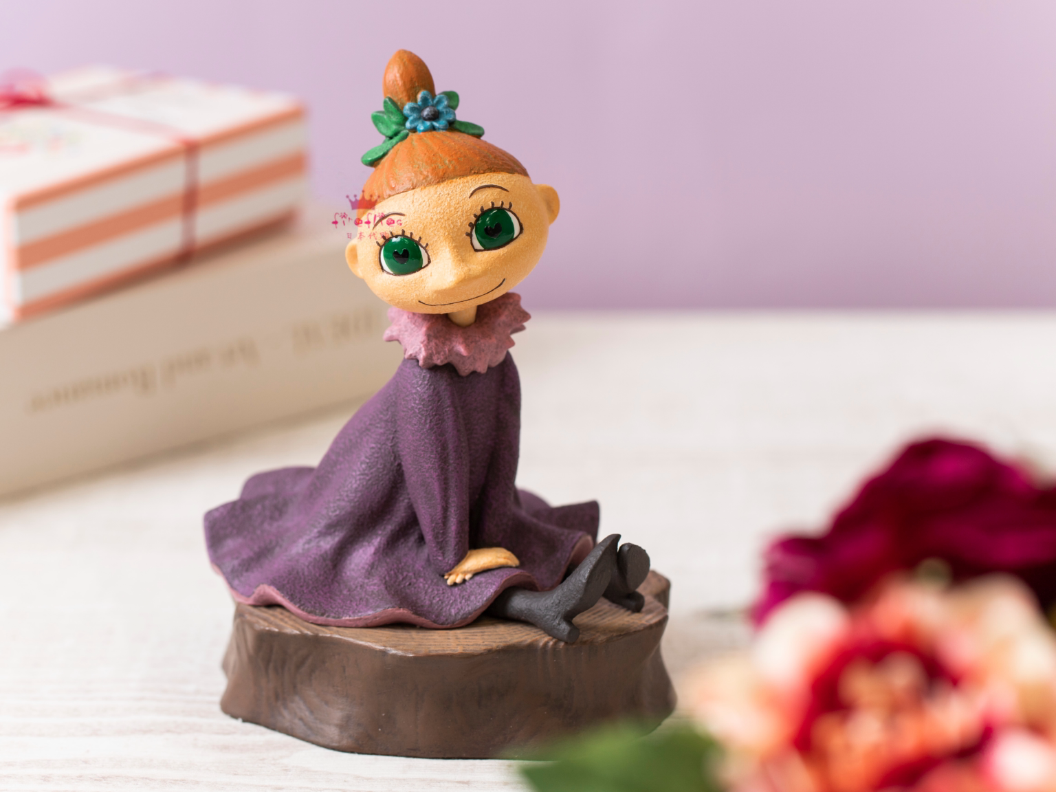 日本代购 moomin 精灵姆明 美宝  人偶公仔手办室内摆件装饰