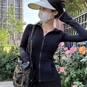 Lulu Define Jacket 露露经典款立领夹克修身运动上衣瑜伽服外套