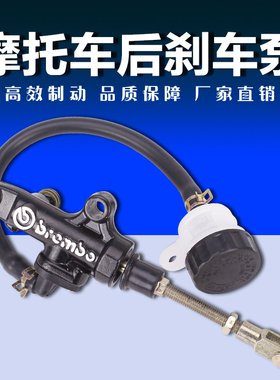适用雅马哈FZR250/400 海豚TZR/FZX750/R1R6鲍鱼后刹车上泵一字泵