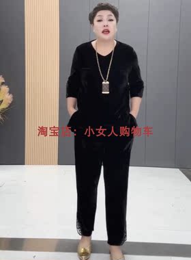 宽松遮肉百搭中年大码女装