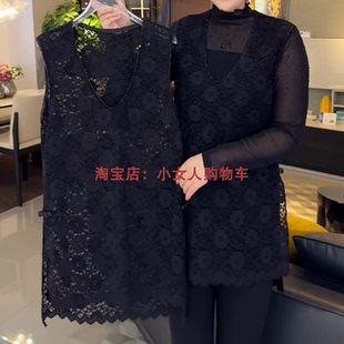 时尚 遮肚气质百搭中年开叉短裙女 新款 纯色钉珠V领镂空吊带裙春季