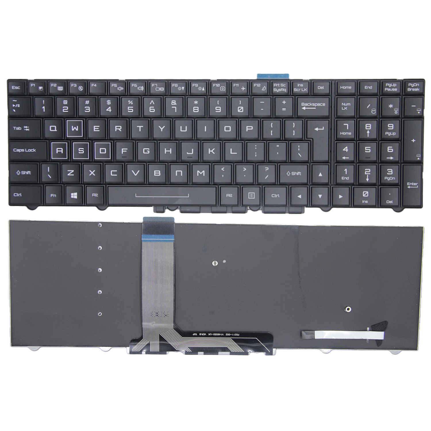 适用神舟战神ZX7-SP7S1ZX8键盘