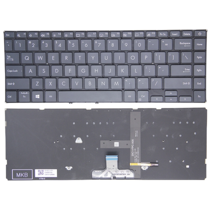 适用华硕ZenBook14 UX435 UX435EGL UX435E U4800EGL键盘UX435EAL