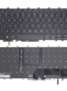 戴尔Dell XPS15 9575 P73F Precision 5510 5520 5530 5540 键盘