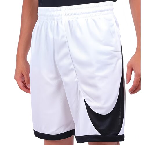 Nike/耐克男子运动训练短裤白色速干透气宽松篮球裤DH6764-100