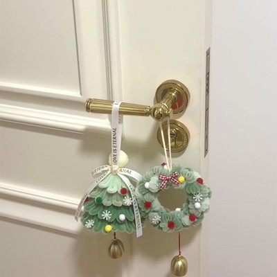 圣诞节扭扭棒圣诞树挂件diy材料