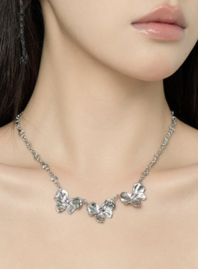 Starfire铜合金女锁骨链