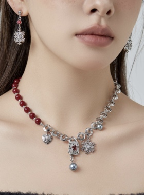 Starfire铜合金铜合金小众女项链