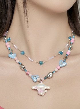 原创可爱卡通串珠项链