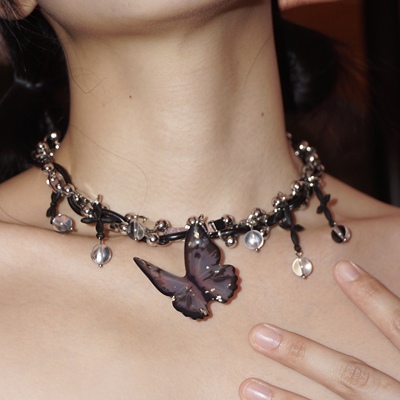 Starfire蝴蝶颈链亚克力