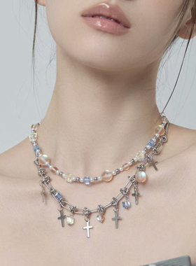 Starfire铜合金小众女锁骨链