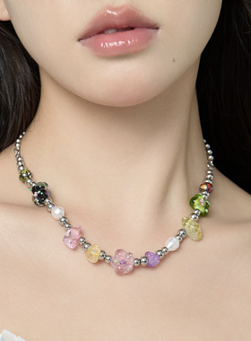 Starfire钛钢女锁骨链