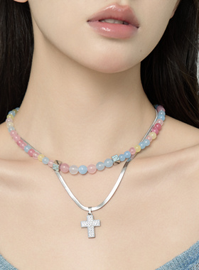 Starfire钛钢女多巴胺锁骨链