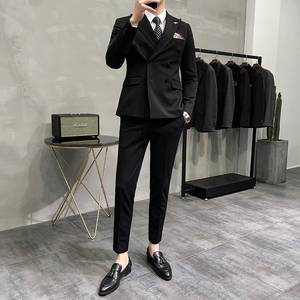 大码不加价 秋冬新款韩版小西装 修身西服套装三件套 SJT72-P225图片