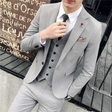 长期做不断货韩版小西装男士西服套装时尚结婚礼服三件套TZ11，男装西服套装，电商A445