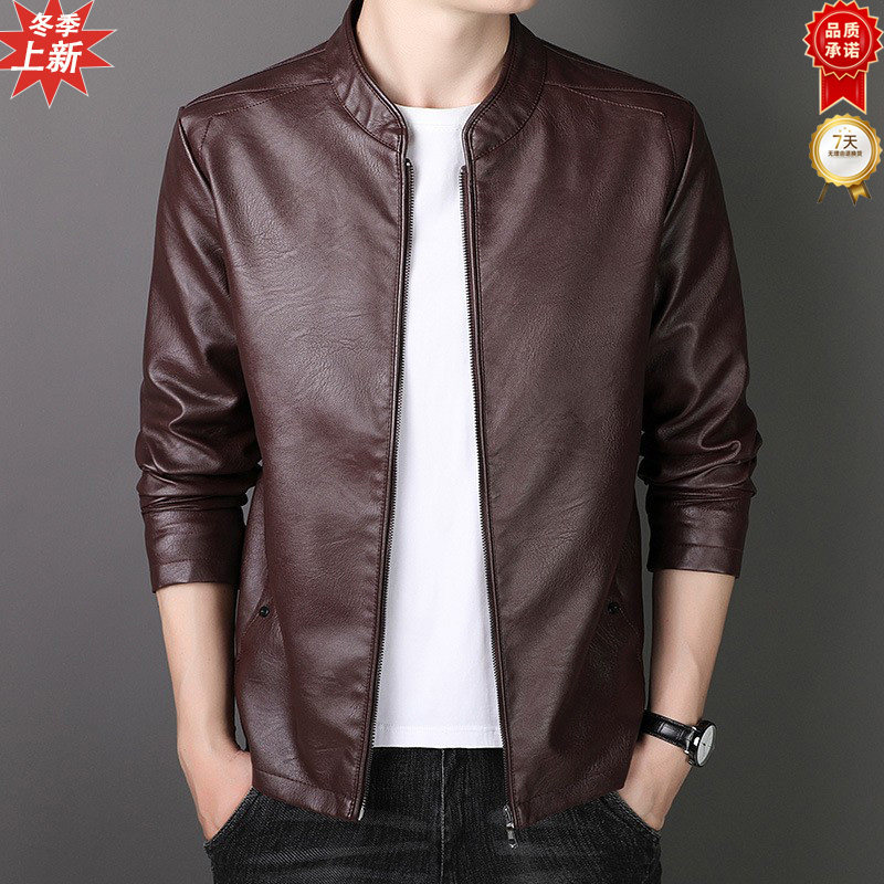 外套男皮衣2026新款今年流行爆款夹克机车服冬季休闲加绒加厚免烫,男装,皮衣,淘宝优惠券,粉丝福利购,淘宝优惠卷