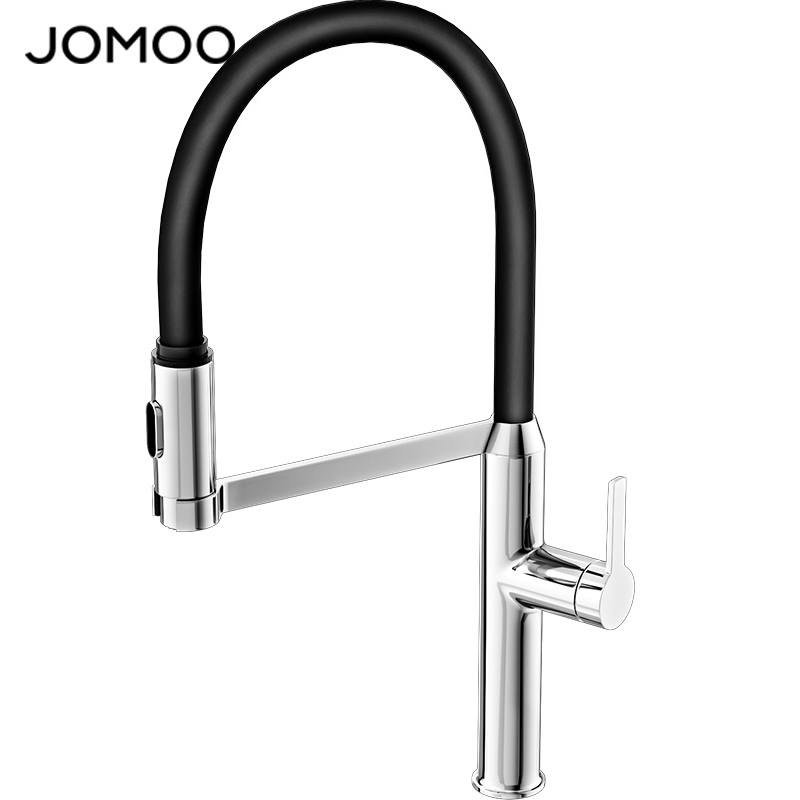 九牧硅胶厨房水龙头洗菜盆池冷热