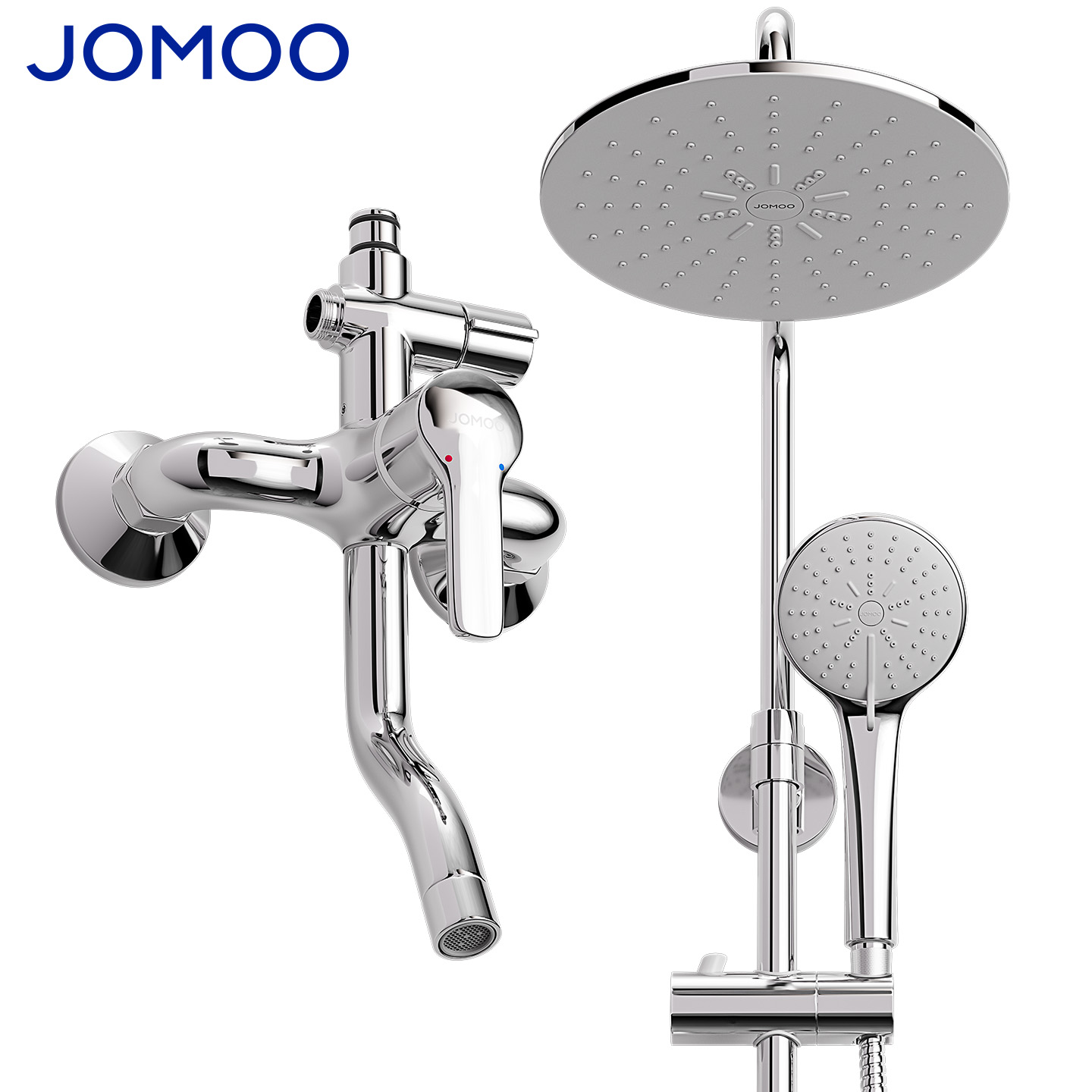 九牧卫浴花洒套装淋浴家用无顶喷