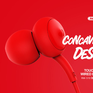 Remax音乐耳机游戏重低音入耳塞通话有线手机平板适用苹果安卓510