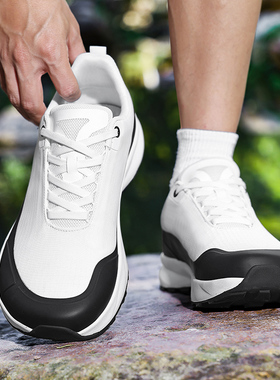 加宽4E春秋透气平步赤足鞋宽楦鞋男鞋宽头通勤鞋板鞋运动休闲鞋