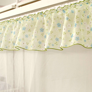 可意大学生宿舍上铺儿童床上下铺带防尘顶90cm宽透气加密花边蚊帐