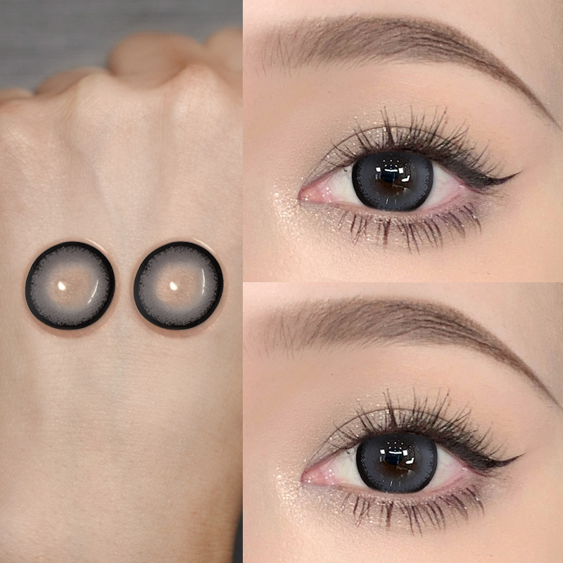 买一副送一副+护理液+伴侣盒 不备注随机发