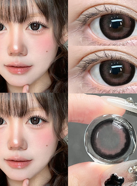 美瞳日抛隐形眼镜粉色自然婚礼一次性10片日抛系列大直径美瞳2xx