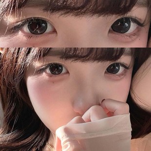 水杨花灰美瞳半年抛大小直径灰色日常显白隐形眼镜官方旗舰店1XX