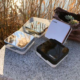 可爱美瞳盒子多副装彩色隐形眼镜ins双联收纳伴侣盒zy