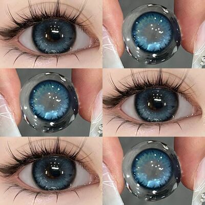 蓝色美瞳半年抛2025新款14.5大小直径彩色隐形眼镜官方旗舰店NW1
