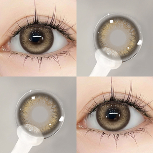 萤火蜜蜡美瞳半年抛棕色大小直径素颜自然隐形眼镜女官网正品 1xx