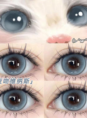 傲娇布偶美瞳日抛30片一次性抛亚裔混血蓝色隐形眼镜正品cc10片TN