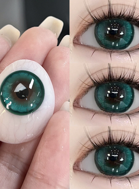 绿水鬼美瞳日抛30片一次性混血绿色COS隐形眼镜次抛WF正品官网TN