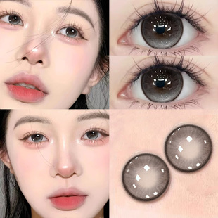 KAIDA凯达2025新款美瞳半年抛冰晶泪光混血灰色隐形眼镜WF正品TN