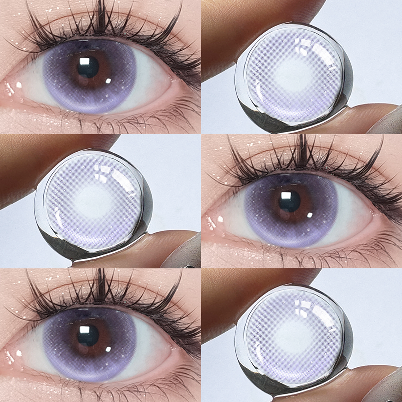 紫色美瞳日抛隐形眼镜大小直径三明治工艺2025新款旗舰店10片 4xx