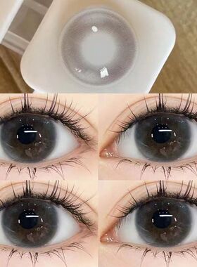 雪泡泡美瞳半年抛大小直径素颜自然正品官网旗舰彩色隐形眼镜1xx